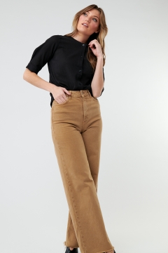 Collar Neck Button Down Top